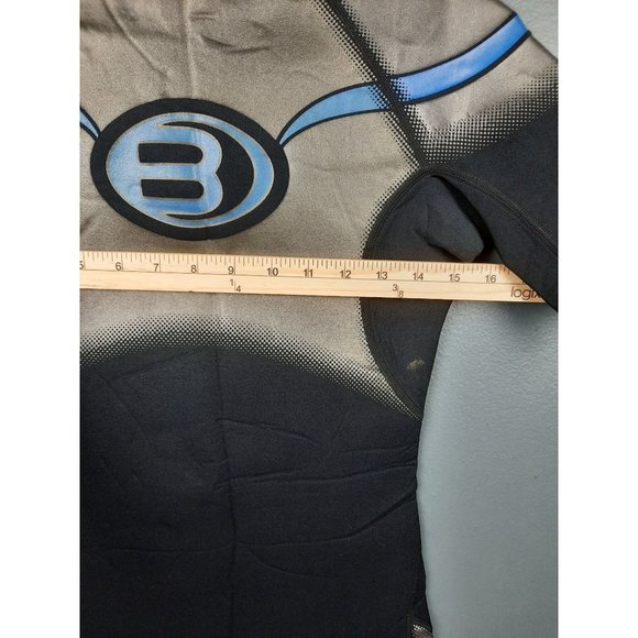 BARE Scuba Wet Suit Mens Size M 2/2 mm Short Power Stretch Black & Metallic Grey - Picture 10 of 12